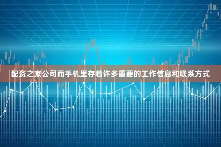 配资之家公司而手机里存着许多重要的工作信息和联系方式